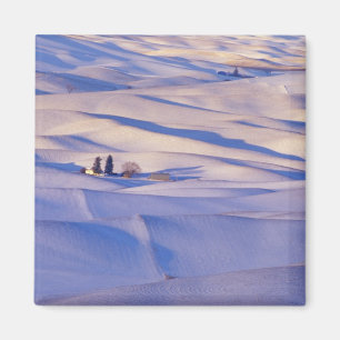 Blick vom Steptoe Butte auf rollende Hügel Magnet