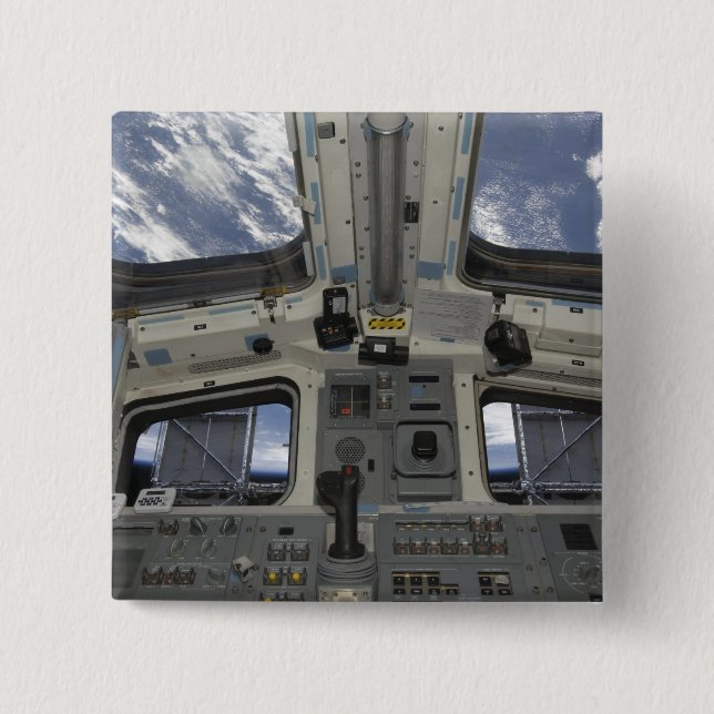 Blick von innen auf das Cockpit Button (Vorderseite)