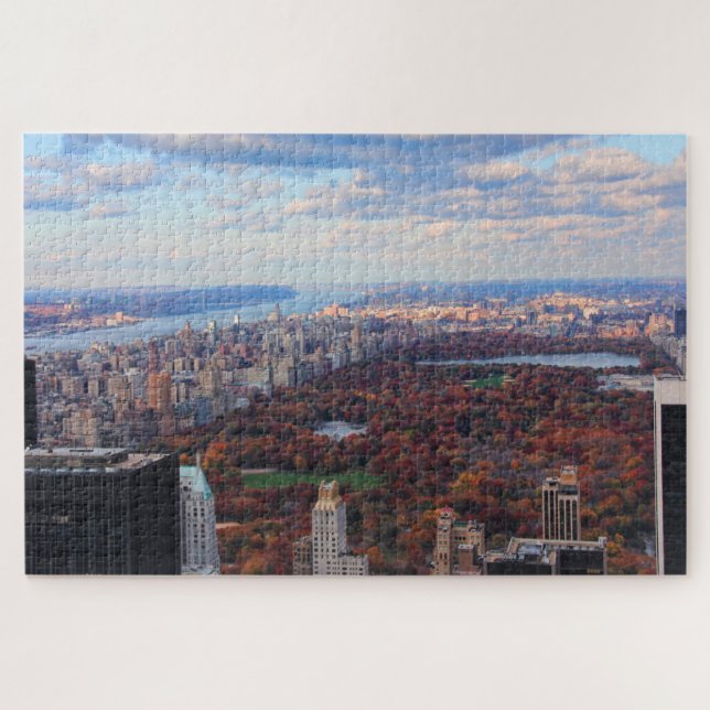 Blick von oben: Herbst im Zentralpark 01 (Horizontal)