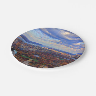 Blick von oben: Herbst im Zentralpark 01 Pappteller