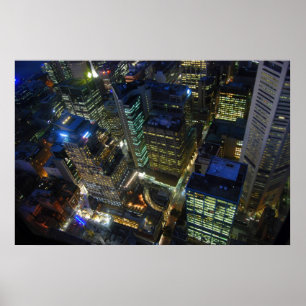 Blick von Sydney Tower Print Poster