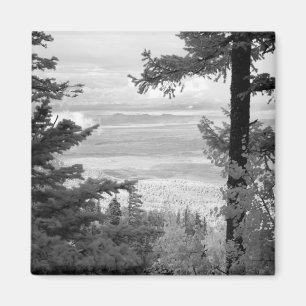 Blick westlich vom Wappen Sandia, Berge, Magnet