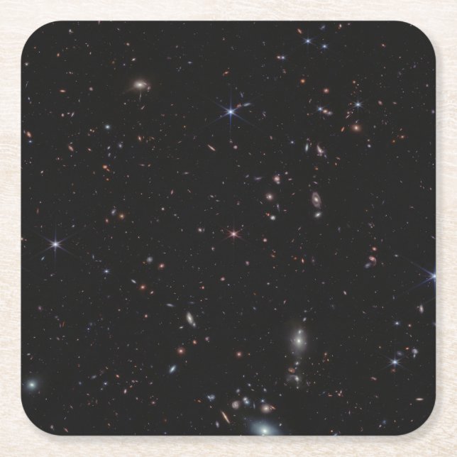 Blick zwischen den Konstellationen Pisces und Andr Rechteckiger Pappuntersetzer (Vorderseite)