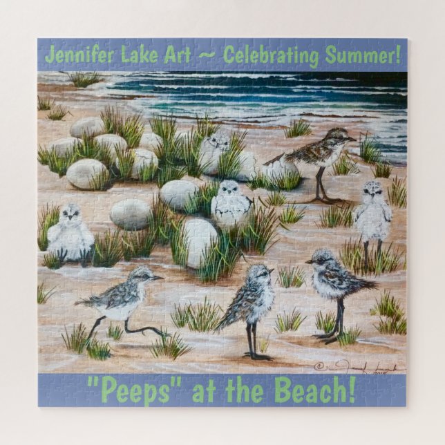 Blicke am Strand-Puzzlespiel (Horizontal)