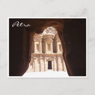 Blicke auf das Kloster Petra Postkarte