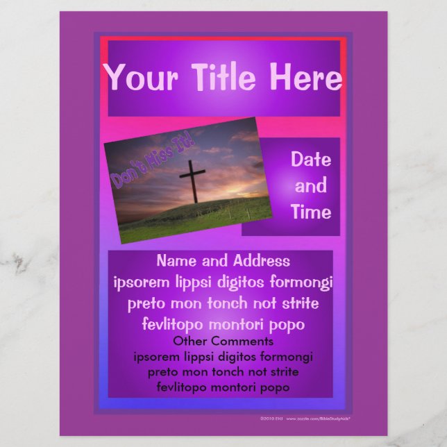 Blickfang Werbung Flyer (Vorne)