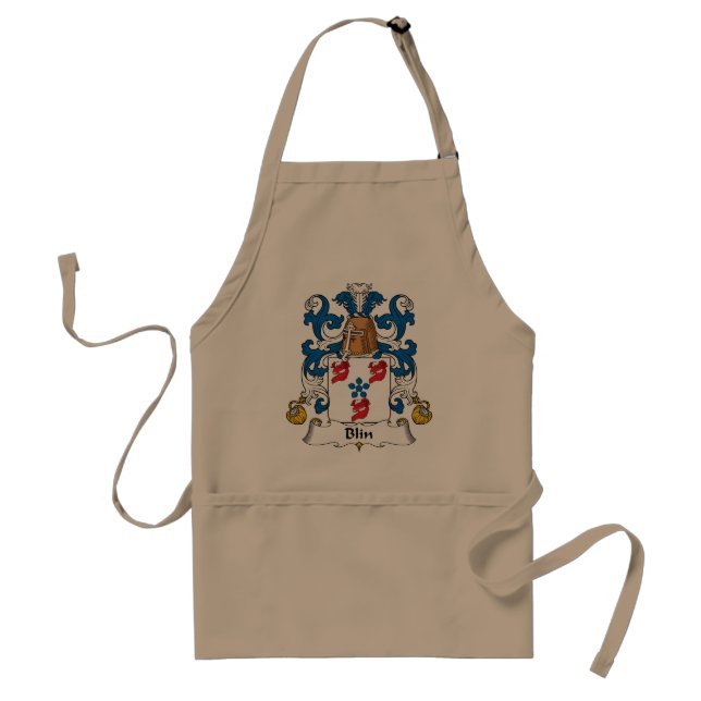 Blin Familienwappen Schürze (Vorne)