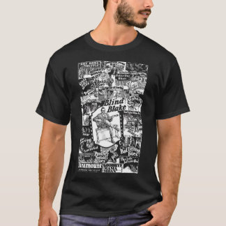 Blind Blake auf Paramount Records Collage Weiß T-Shirt