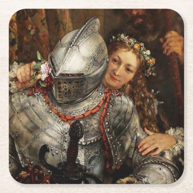 Blind Mans Buff von Adolph Menzel Rechteckiger Pappuntersetzer (Vorderseite)