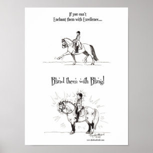 Blind mit Bling Poster
