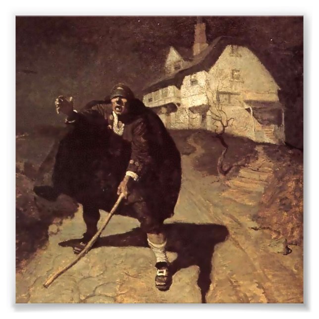 "Blind Pew" Pirate Art von NC Wyeth Fotodruck (Vorne)
