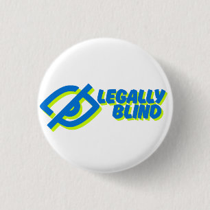 Blind - weiß button