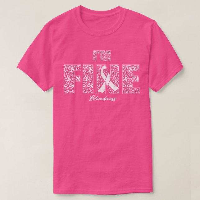 Blindbewusstsein feine Ribbons in dieser Familie W T-Shirt (Design vorne)