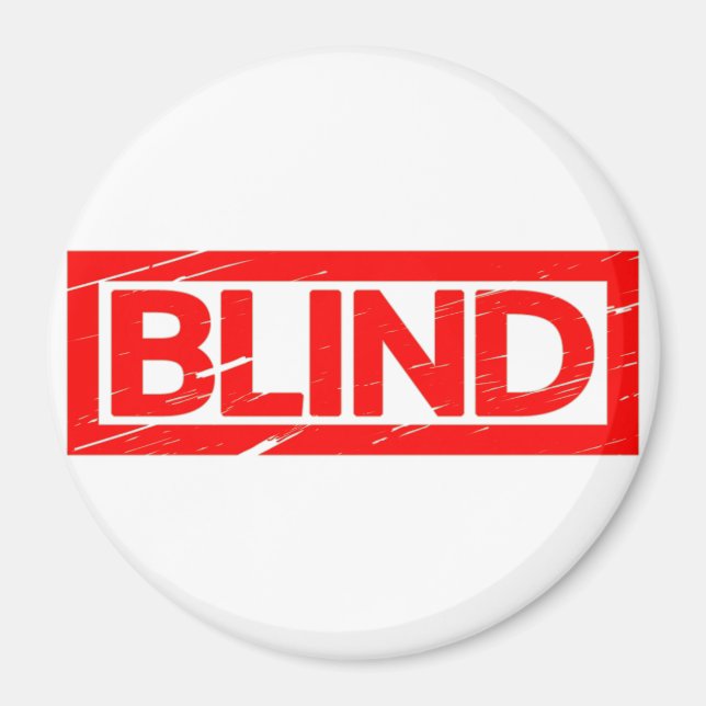 Blinde Briefmarke Magnet (Vorne)