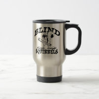 Blinde Eichhörnchen-Reise-Tasse (transparenter