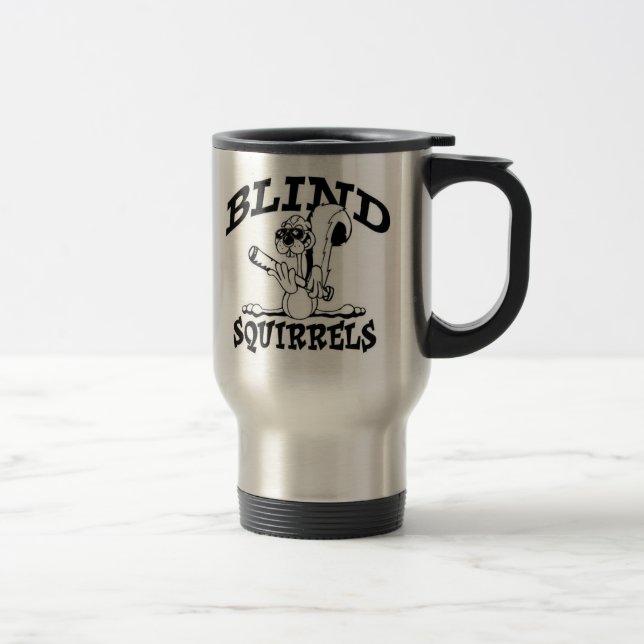 Blinde Eichhörnchen-Reise-Tasse (transparenter Reisebecher (Rechts)