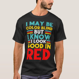 Blinde Farbblindfarbe Liebe Grillabend T-Shirt