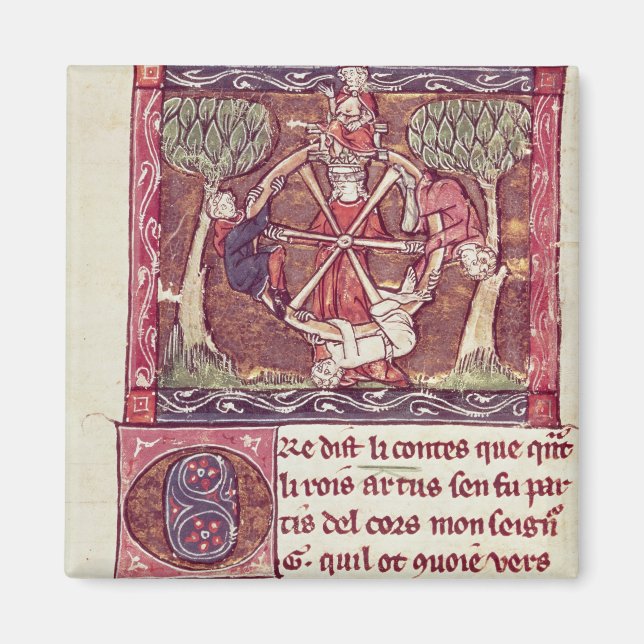 Blinde Göttin mit König Arthur Magnet (Vorne)