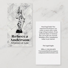 Blinde Justiz | Rechtsanwalt | Recht | Recht Terminkarte