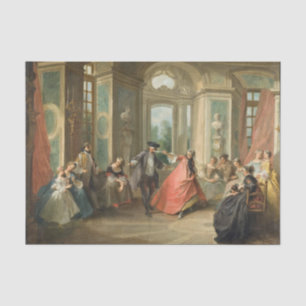 Blinde-Kuh-Spiel von Nicolas Lancret Seidenpapier