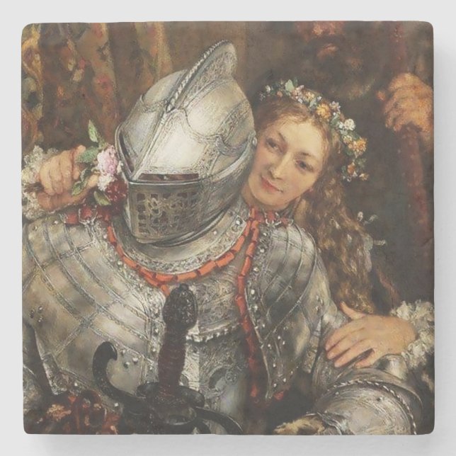 Blinde Kuh von Adolph Menzel Steinuntersetzer (Vorderseite)