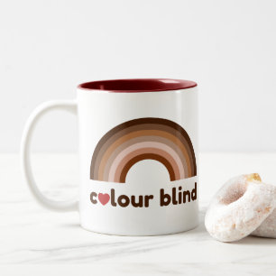Blinde Liebe Zweifarbige Tasse