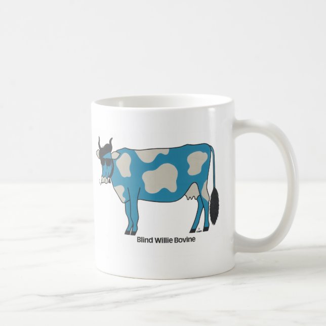 Blinde Willie-Tier-Tasse Kaffeetasse (Rechts)