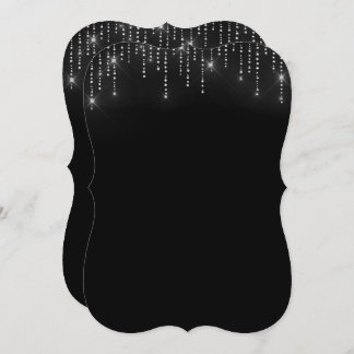 Blindeinladung des Glitzer Einladung