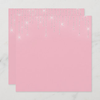 Blindeinladung des Glitzer Einladung