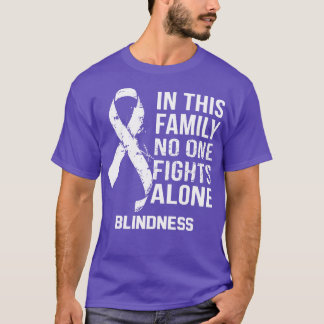 Blindenbewusstsein Niemand kämpft allein auf Hoffn T-Shirt