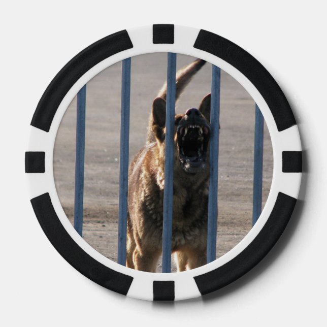 Blindenhund Pokerchips (Vorderseite)