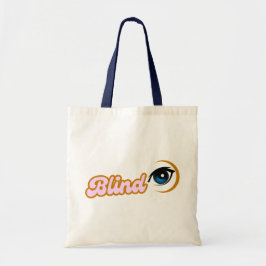 blindes Augensymbol Tragetasche