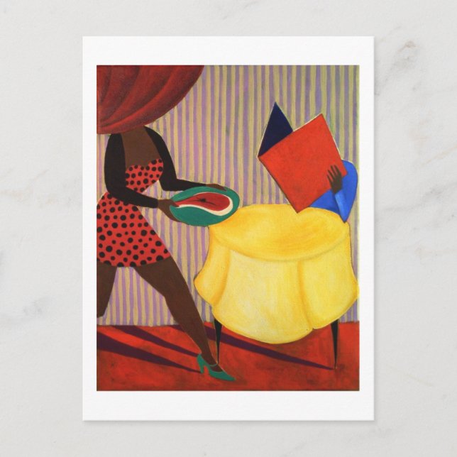 Blindes Datum Postkarte (Vorderseite)