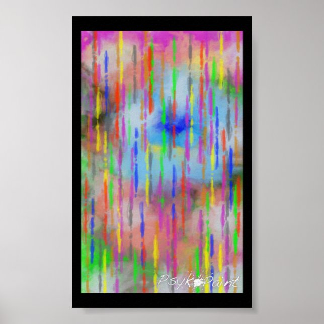 Blindes Farbposter Poster (Vorne)