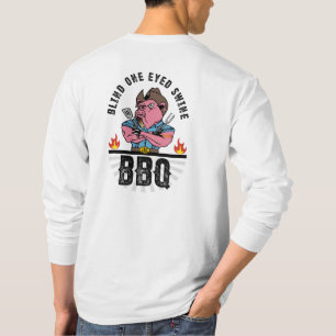 Blindes Mit Augen Schwein T-Shirt