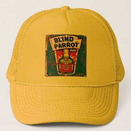 Blindes Parrot-Zeichen Truckerkappe