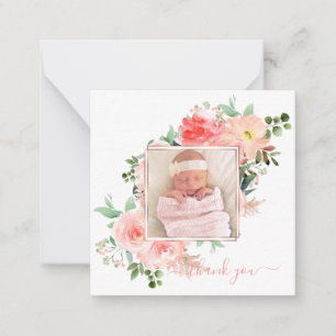 Blindfarbene Rose Kinderkarte Mitteilungskarte