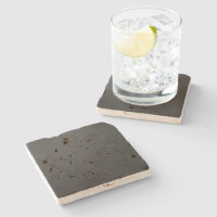 Blindfarbige Vorlage Travertine STONE-UNTERSETZER