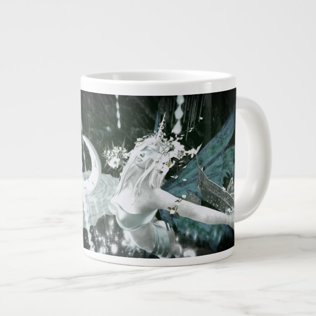 Blindgefaltete Fairy in der Vortex Jumbo Tasse 20o (Vorderseite Rechts)