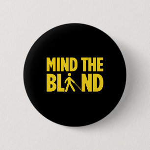 Blindheit für Blinde Menschen Blinde Person Braill Button