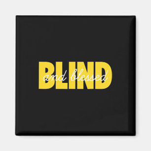 Blindheit für Blinde Menschen Blinde Person Braill Magnet