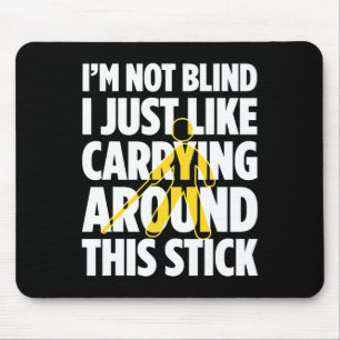 Blindheit für Blinde Menschen Blinde Person Braill Mousepad