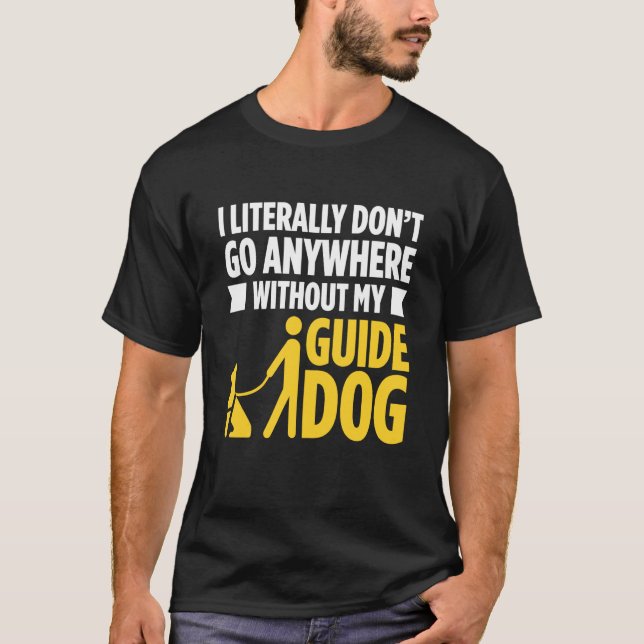 Blindheit für Blinde Menschen Blinde Person Braill T-Shirt (Vorderseite)