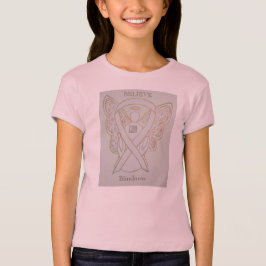 Blindheit Weißes Bewusstsein Ribbon Angel Shirt