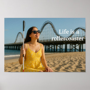 Blindheitsbewusstsein Sommerposter Das Leben ist . Poster