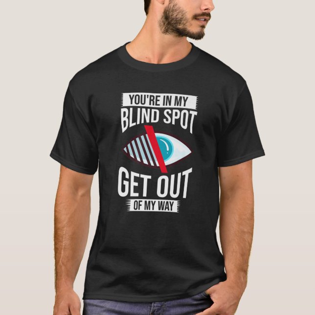 Blindheitsgeschenk für Blinde Menschen Blindenschr T-Shirt (Vorderseite)