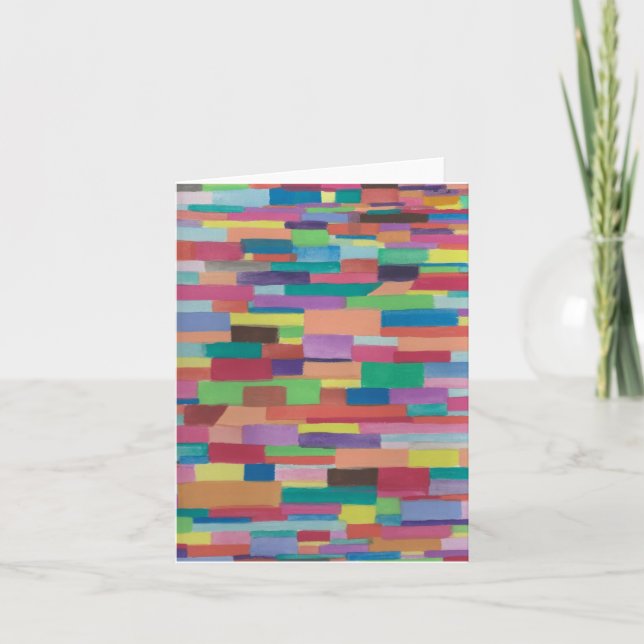 Blindkarte Karte (Vorderseite)