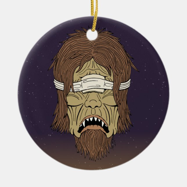 Blindpolyphemus Keramik Ornament (Vorne)