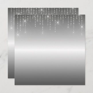 Blindprobe des Glitzer Einladung