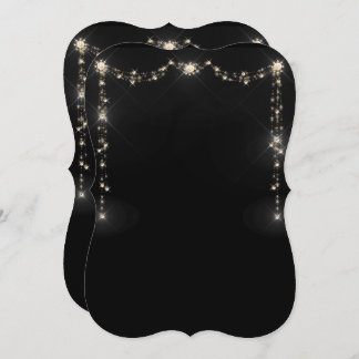 Blindprobe des Glitzer Einladung